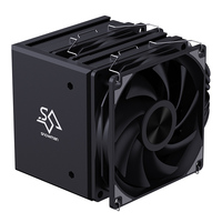 SNOWMAN 660Dual Tower 6 caloducs dissipateur thermique CPU haute performance fonctionnement silencieux roulement fluide double ventilateurs de refroidissement boîtier d'ordinateur