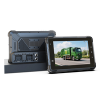 Tablet PC Resistente de 7 Pulgadas y 1000 Nits con GPS, Android 13, Entradas de Cámara AHD y Algoritmo de IA para Gestión de Camiones de Basura