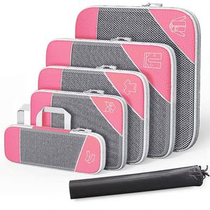 Compression 6-Piece Set Expansion Clothes and <b>Shoes</b> Travel <b>Storage</b> Bag for Luggage - Product Image 5