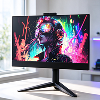 PC Gaming All-in-One Layar Lengkung 27 Inci Intel Core i7 16GB 512GB SSD Komputer Desktop Monoblock untuk Game Center