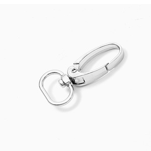 Porte-clés de voiture en alliage de zinc, boucle à 5 points, porte-clés en métal chromé, utilisation domestique - Product Image 2