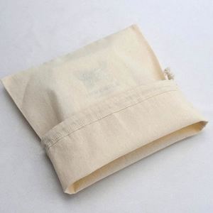 100% Cotton Reusable Produce Muslin <b>Bags</b> Multipurpose Double Drawstring Storage Pouch for Everyday Use - Product Image 6