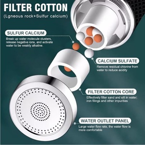 360 ° Universal Rotation Kitchen Faucet Nozzle with Filter 3 Spray Modes High <b>Pressure</b> Water Saver Bubble Faucet Extender - Product Image 3