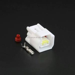 Furukawa FW-C-2M-B Beyaz 2-Pin Yüksek Voltaj Ateşleme Bobini Konnektörü, Ford Focus Motor Sistemleri için Erkek Dişi Pirinç Naylon - Product Image 3
