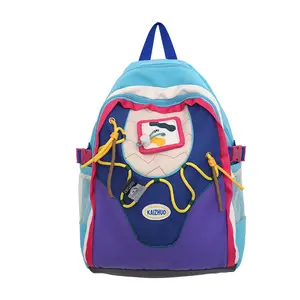 Backpack 2023 New College Bag Junior High School Students Large -capacity Mix Color Backpack