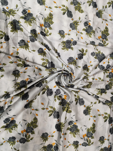 Tela de Satén Estampada Multicolor, 100% Poliéster, Ligera y Transpirable, para Manualidades de Costura, Decoración de Vestidos de Novia, Suave y Lisa - Product Image 4