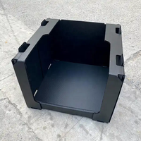 Étagère empilable en plastique Corflute boîtes de rangement entrepôt Correx vêtements boîte de rangement bacs de cueillette