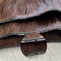 Extensions de cheveux humains à trame papillon, prix d'usine, pré-percées, sans perte, coupables, double épaisseur, lots de cheveux vierges