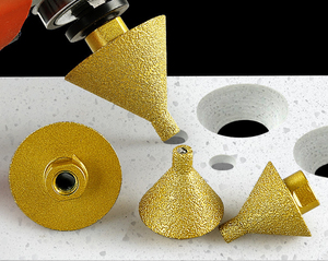 Foret diamanté M14 pour l'élargissement, le polissage et le chanfreinage des trous sur meuleuse d'angle - Product Image 6
