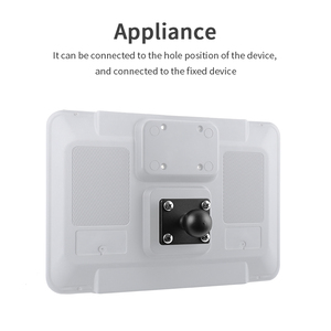 VINmounts support tête sphérique 1 pouce, base carrée30*38mm avec trous pour montage dispositif aluminium VIN-B-029 - Product Image 5