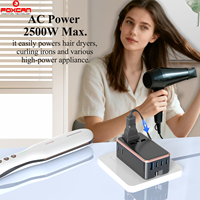 Adaptateur de voyage international ultra-fin Foxcan 10A 3 prises AC avec 3 prises USB-C + 1 prise USB-A pour ordinateur portable et téléphone portable