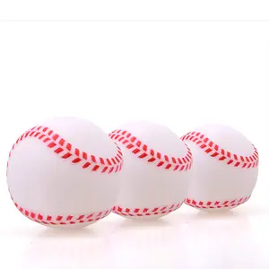 Venda da fábrica personalizada 2.5 "vinil whisper animal de estimação bolas de brinquedo beisebol