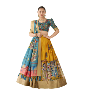 ชุดกิโมโนสำหรับผู้หญิงชุดเดรสมุสลิมพิมพ์ลายดิจิตอลทำด้วยมือลูกปัดเปิดทำจากโพลีเอสเตอร์ - Product Image 1