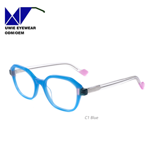 Monture ovale en acétate sur mesure OEM, taille 50-18-148, anti-lumière bleue, pour adultes unisexes, fournisseur direct d'usine - Product Image 2