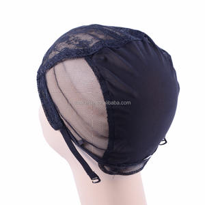 Gorros de red para pelucas y cabello, tejido de cabello, elástico, ajustable, cúpula negra, red para cabello - Product Image 5