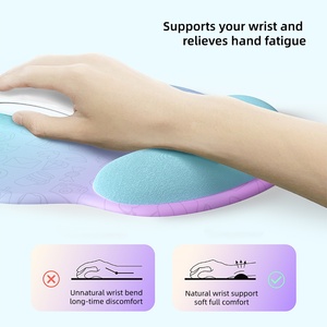 Reposamuñecas Ergonómico Personalizado de Fábrica, Alfombrilla para Ratón, Reposamuñecas para Teclado y Juego de Posavasos para Oficina y Escritorio - Product Image 2