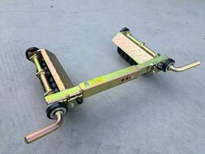 L'alta qualità ha galvanizzato l'asta galvanizzata d'acciaio del Manganese che si muove la ruota di posizionamento dell'utensile Dolly del trasportatore del veicolo Mobile - Product Image 3