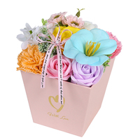 INUNION Flower Paper Vase for Bouquet Flower Box Custom Paper Box for Valentine's Day and Mother's Day