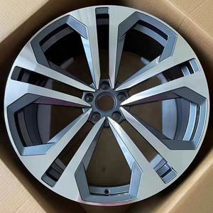 YQ usine vente T6061 aluminium forgé roues 22 "PCD 5X112 Gunmetal Machine visage Sport voiture <span class=keywords><strong>jante</strong></span> pour Audi RS A8 Q8 VIA <span class=keywords><strong>JIL</strong></span> - Product Image 1