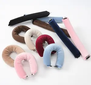 New Heatless Hair Curler Velvet Heatless Curling Rod Headband With Elastic Hook