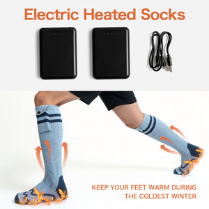 Chaussettes chauffantes intelligentes <span class=keywords><strong>Bluetooth</strong></span> rechargeables contrôlées par application pour le ski et les sports d'hiver en plein air (vente en gros) - Product Image 5