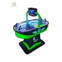 Jeu d'arcade de simulation de football et de tennis de table à monnayeur pour deux joueurs.