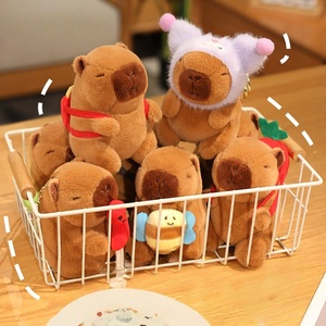 Mới nóng mềm dễ thương Kawaii plushies động vật hamster capybara Móc Chìa Khóa capibara nhồi bông sang trọng Keychain - Product Image 1