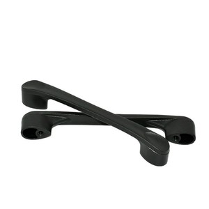 Shengyuan Plastic Drawer Handle 96mm Hole Spacing Black Bar Shape Minimalist Design Easy Installation - Product Image 4