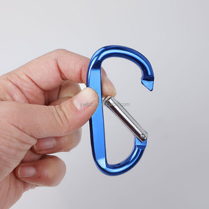 Moschettone in Alluminio Personalizzato con Logo Inciso, Anello a D Piatto da 7,6 cm (3 Pollici), Gancio per Portachiavi in Metallo - Product Image 5