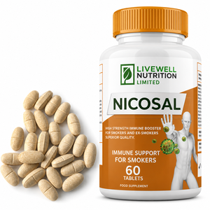 Livewell Nutrition Nicosal 60 Comprimés Soutien Immunitaire pour Fumeurs Complément Alimentaire - Product Image 2