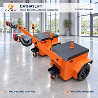 Mini tracteur électrique à batterie pour remorquage de chariots, idéal pour la manutention de matériaux en entrepôt