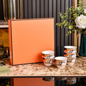 luxury Modern Ceramic Tea <b>Cups</b> <b>Set</b> With Horse Pattern Heat Resisting Drinkware For Tea Drinking utensils kitchen <b>set</b> - Product Image 1