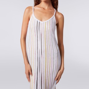 Nouvelle robe imprimée rayée pour femme, couleur bonbon, robe en tricot pour femmes - Product Image 4