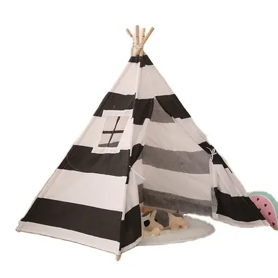 Speelhuis Camping Kind Tent Outdoor Canvas Kid Teepee Tent