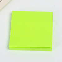 Bloc-notes autocollant à impression fluorescente personnalisée, couleurs vives, notes super autocollantes
