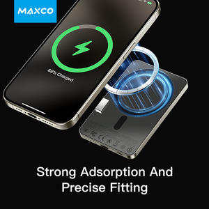Maxco 15w elegante caricatore magnetico Wireless PD20W Power Bank portatile 5000mah <span class=keywords><strong>per</strong></span> <span class=keywords><strong>smartphone</strong></span> - Product Image 5