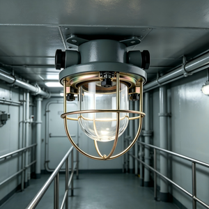 Lámpara Colgante Incandescente Marina de 60W 110V 220V, Cuerpo de Acero, IP56 Impermeable, Lámpara de Cabina E27 de Montaje en Superficie - Product Image 2