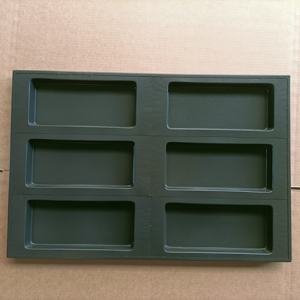 Moules à pain en silicone pour sandwich de bébé Moules à pain pour hot-dog Feuilles Eclair Plateaux de boulangerie antiadhésifs Demi-sous rouleau Feuilles de cuisson 15 grottes - Product Image 5