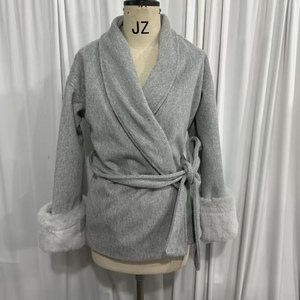 Nouvelle Collection Automne/Hiver : Manteau en Laine Uni Décontracté et Élégant à Col Ample pour Femme – Tendance Mode - Product Image 2