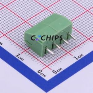XY350V-3.5-4P Screw Terminal Block Through hole Component (THT),P=3.5mm Connector 1x4P 3.5mm Green Through Hole - Product Image 2