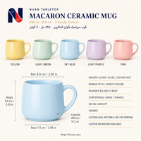 Mug en céramique en gros, lot de 15 oz, grande tasse à café en céramique avec poignée, faible MOQ, stock disponible pour cadeau promotionnel