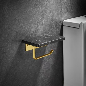 Porte-serviettes en papier toilette en marbre pour salle de bain - Product Image 6
