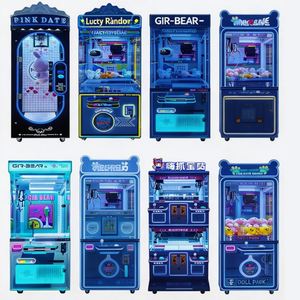 Machine à griffes de style japonais avec design rond, pour peluches, équipement d'arcade de haute qualité - Product Image 1