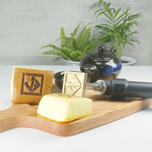 Fers à marquer électriques personnalisés en bois, fer à marquer en L avec tampon pour bois de coco et cuir - Product Image 5