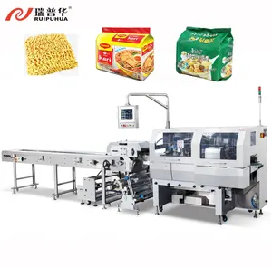 Family size instant noodles 5 in one bag horizontal packing packaging machine