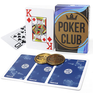 Cartes à Jouer Personnalisées avec Logo Imprimé, 100% Plastique Enduit, Étanche, pour le Poker Arabe, Écologiques, Durables, pour la Famille - Fabricant - Product Image 6