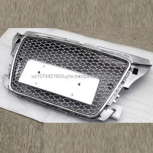 กระจังหน้าโครเมียมแบบ OEM สีเงิน ตาข่าย ABS ใหม่ สำหรับ Audi A3 8P.5 RS3 Style ปี 08-12 ยี่ห้อ PNB คุณภาพสูง ติดตั้งง่าย 3 ชิ้น - Product Image 4