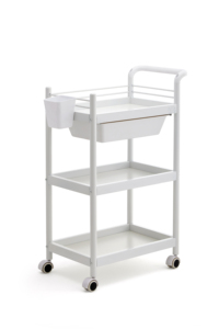 Carrito de Salón de Belleza Multifuncional Moderno y Removible con 4 Ruedas para Peluquería, Manicura, Baño, de Luxmars - Product Image 5