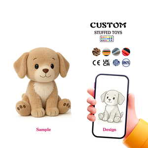 Juguetes de Peluche Personalizados con Forma de Caballo Rojo Festivo para el Año del Caballo, Hechos con Técnica de Bordado, Juguetes de Peluche Personalizados - Product Image 3