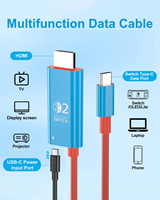 Cable TUTI 2M 100W de Carga Rápida HDTV 4K60HZ, Tipo C a HDTV para TV, Teléfono, PC y Juegos